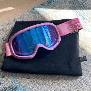 Ski googles and neck warmer gaiter - kid size